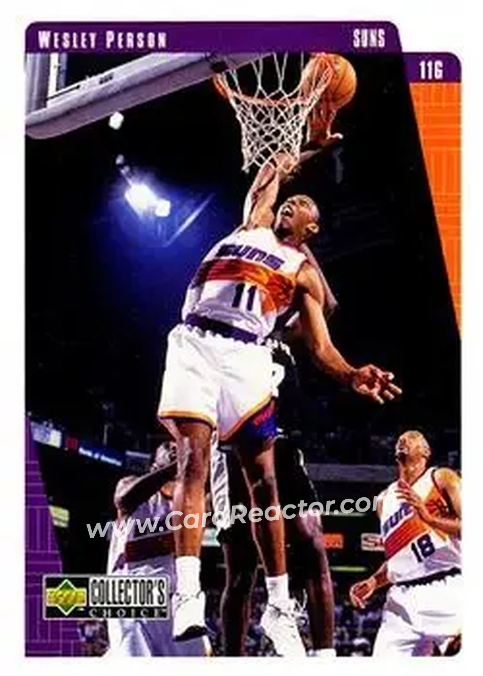 1997-98 Collector's Choice #112 - Wesley Person - Phoenix Suns - Front