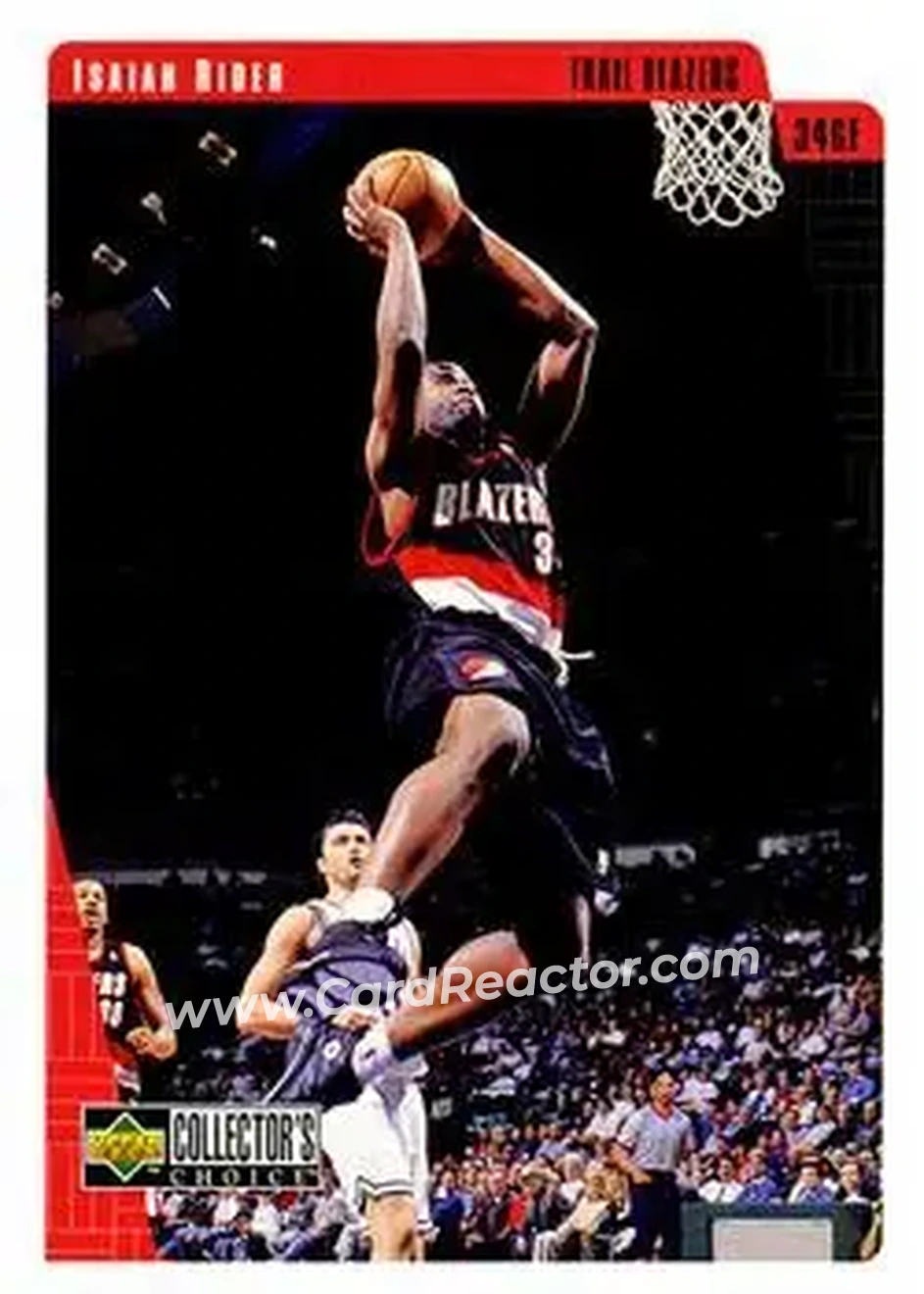 1997-98 Collector's Choice #114 - Isaiah Rider - Portland Trail Blazers - Front