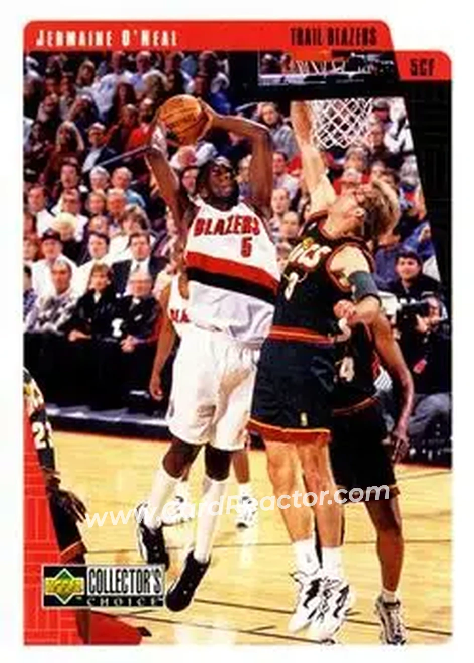 1997-98 Collector's Choice #118 - Jermaine O'Neal - Portland Trail Blazers - Front