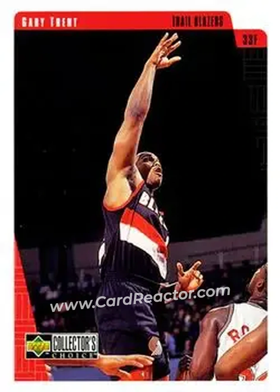 1997-98 Collector's Choice #119 - Gary Trent - Portland Trail Blazers - Front