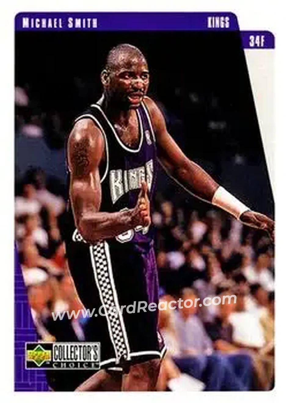 1997-98 Collector's Choice #120 - Michael Smith - Sacramento Kings - Front