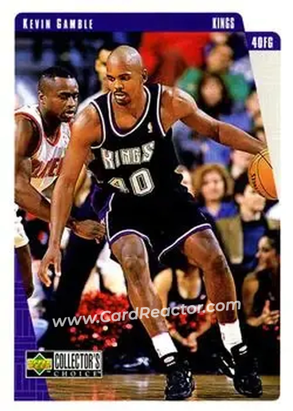 1997-98 Collector's Choice #121 - Kevin Gamble - Sacramento Kings - Front 1997-98 Collector's Choice #121 - Kevin Gamble - Sacramento Kings - Front
