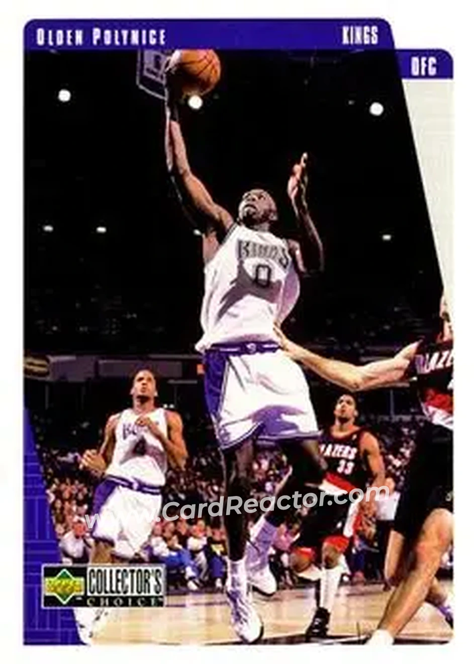 1997-98 Collector's Choice #122 - Olden Polynice - Sacramento Kings - Front 1997-98 Collector's Choice #122 - Olden Polynice - Sacramento Kings - Front