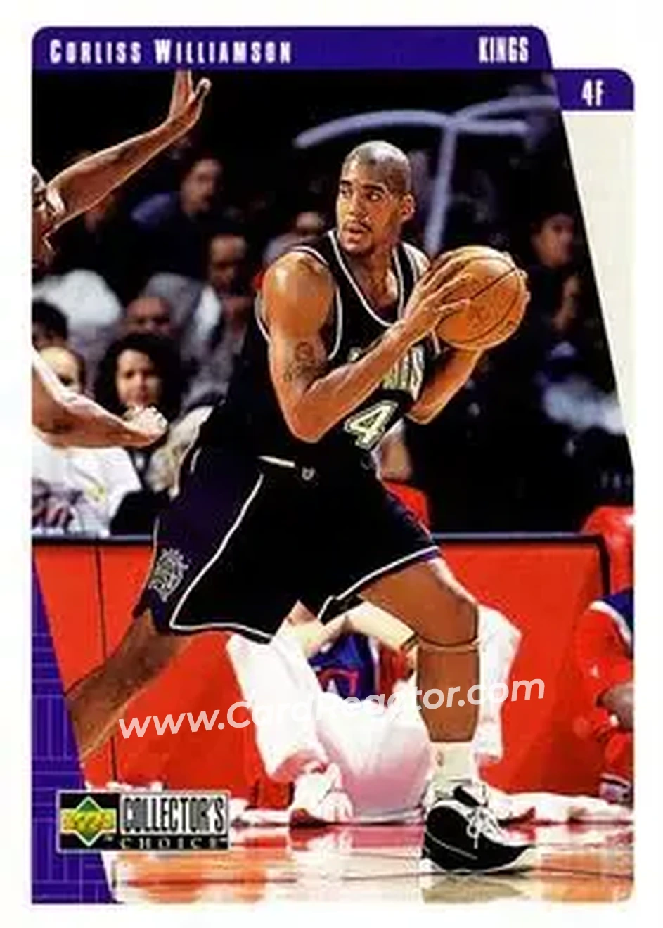 1997-98 Collector's Choice #124 - Corliss Williamson - Sacramento Kings - Front 1997-98 Collector's Choice #124 - Corliss Williamson - Sacramento Kings - Front