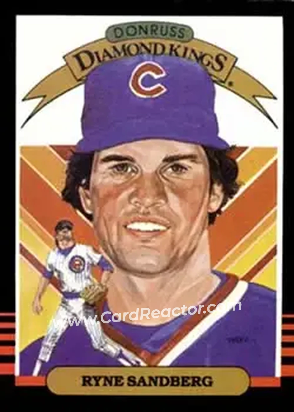 1985 Donruss #1 - Ryne Sandberg - Chicago Cubs - Front