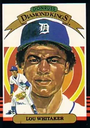 1985 Donruss #5 - Lou Whitaker - Detroit Tigers