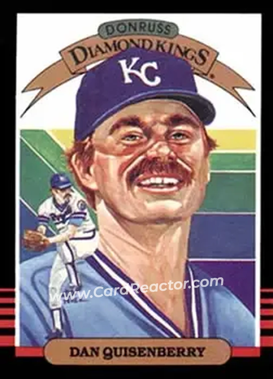 1985 Donruss #6 - Dan Quisenberry - Kansas City Royals - Front