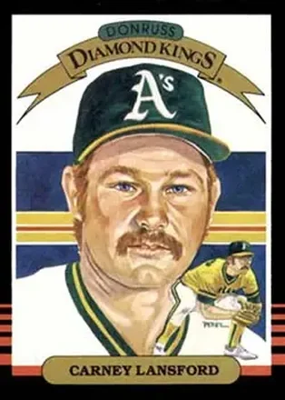 1985 Donruss #8 - Carney Lansford - Oakland Athletics