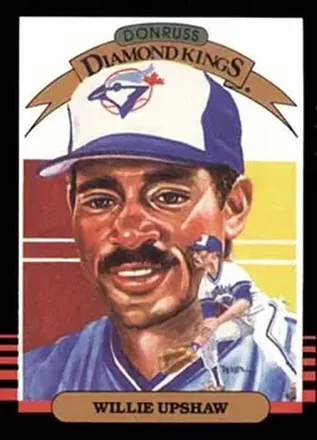 1985 Donruss #10 - Willie Upshaw - Toronto Blue Jays