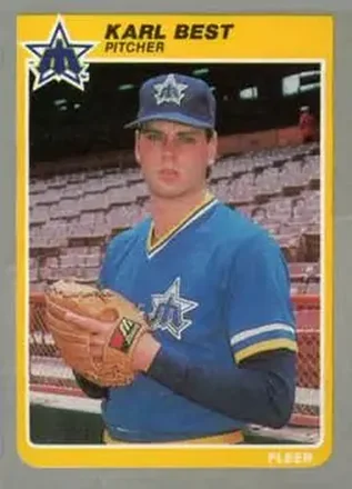 1985 Fleer Update #U-5 - Karl Best - Seattle Mariners
