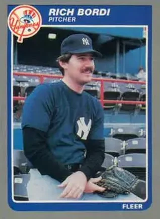 1985 Fleer Update #U-8 - Rich Bordi - New York Yankees