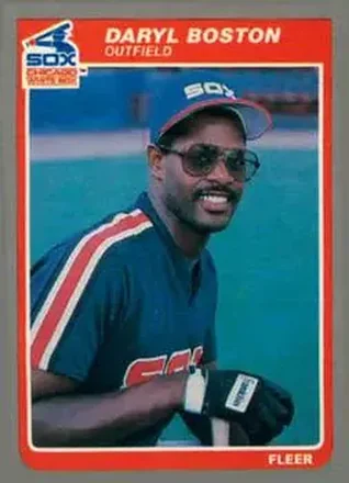 1985 Fleer Update #U-9 - Daryl Boston - Chicago White Sox