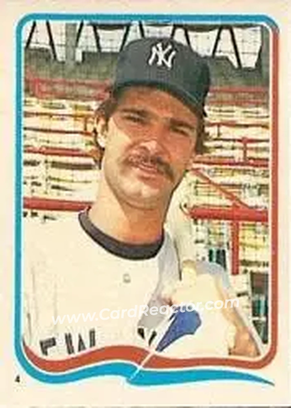 1985 Fleer Star Stickers #4 - Don Mattingly - New York Yankees - Front