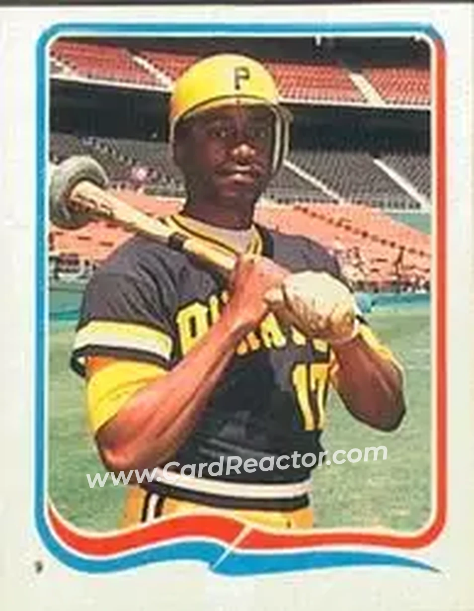1985 Fleer Star Stickers #9 - Lee Lacy - Pittsburgh Pirates - Front