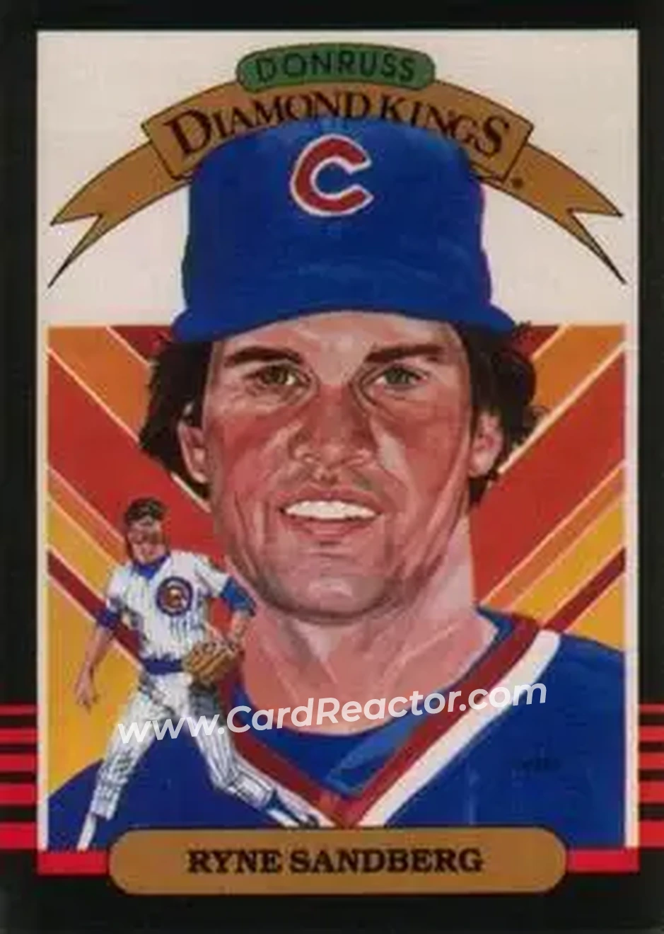 1985 Leaf #1 - Ryne Sandberg - Chicago Cubs - Front