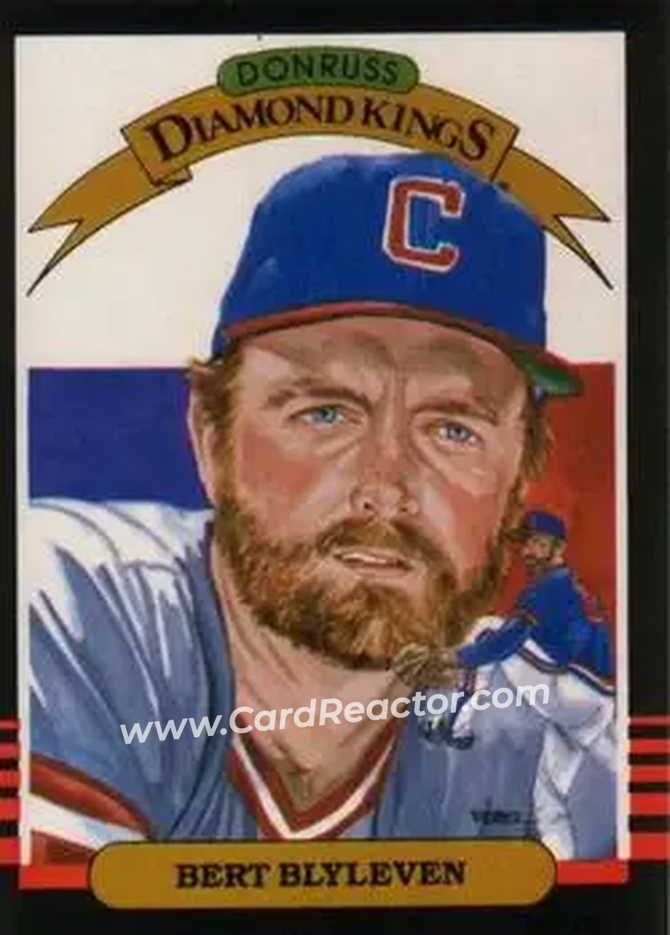 1985 Leaf #4 - Bert Blyleven - Cleveland Indians - Front