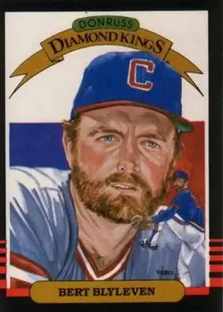 1985 Leaf #4 - Bert Blyleven - Cleveland Indians