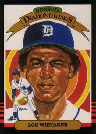 1985 Leaf #5 - Lou Whitaker - Detroit Tigers