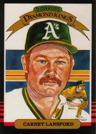 1985 Leaf #8 - Carney Lansford - Oakland Athletics