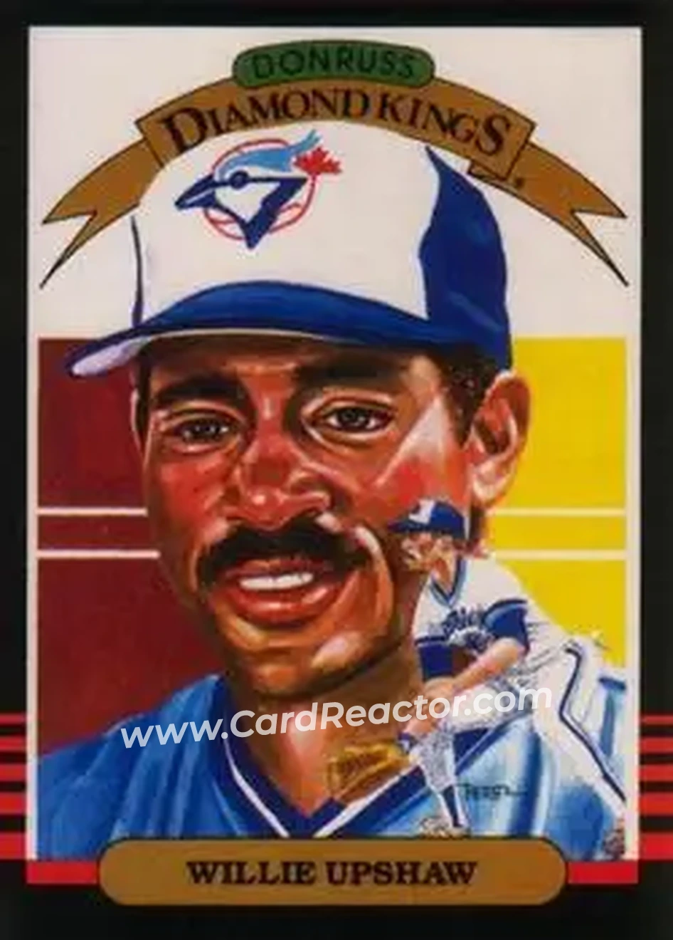 1985 Leaf #10 - Willie Upshaw - Toronto Blue Jays - Front