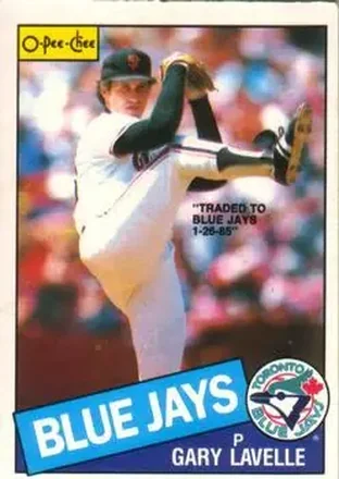1985 O-Pee-Chee #2 - Gary Lavelle - Toronto Blue Jays