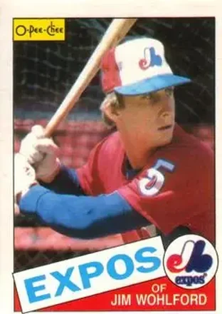 1985 O-Pee-Chee #4 - Jim Wohlford - Montreal Expos