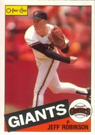 1985 O-Pee-Chee #5 - Jeff Robinson - San Francisco Giants
