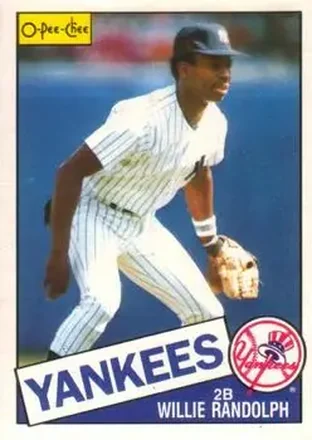 1985 O-Pee-Chee #8 - Willie Randolph - New York Yankees