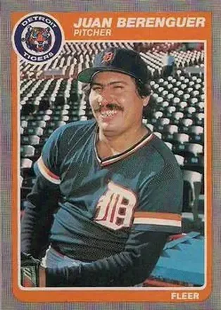 1985 Fleer #2 - Juan Berenguer - Detroit Tigers