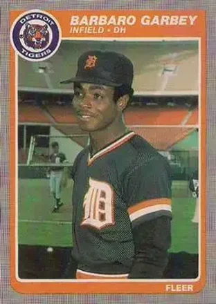 1985 Fleer #7 - Barbaro Garbey - Detroit Tigers