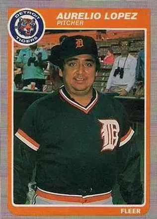1985 Fleer #16 Aurelio Lopez