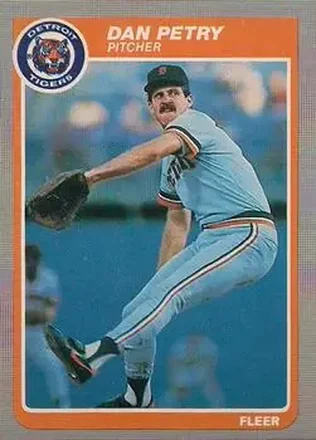 1985 Fleer #20 Dan Petry