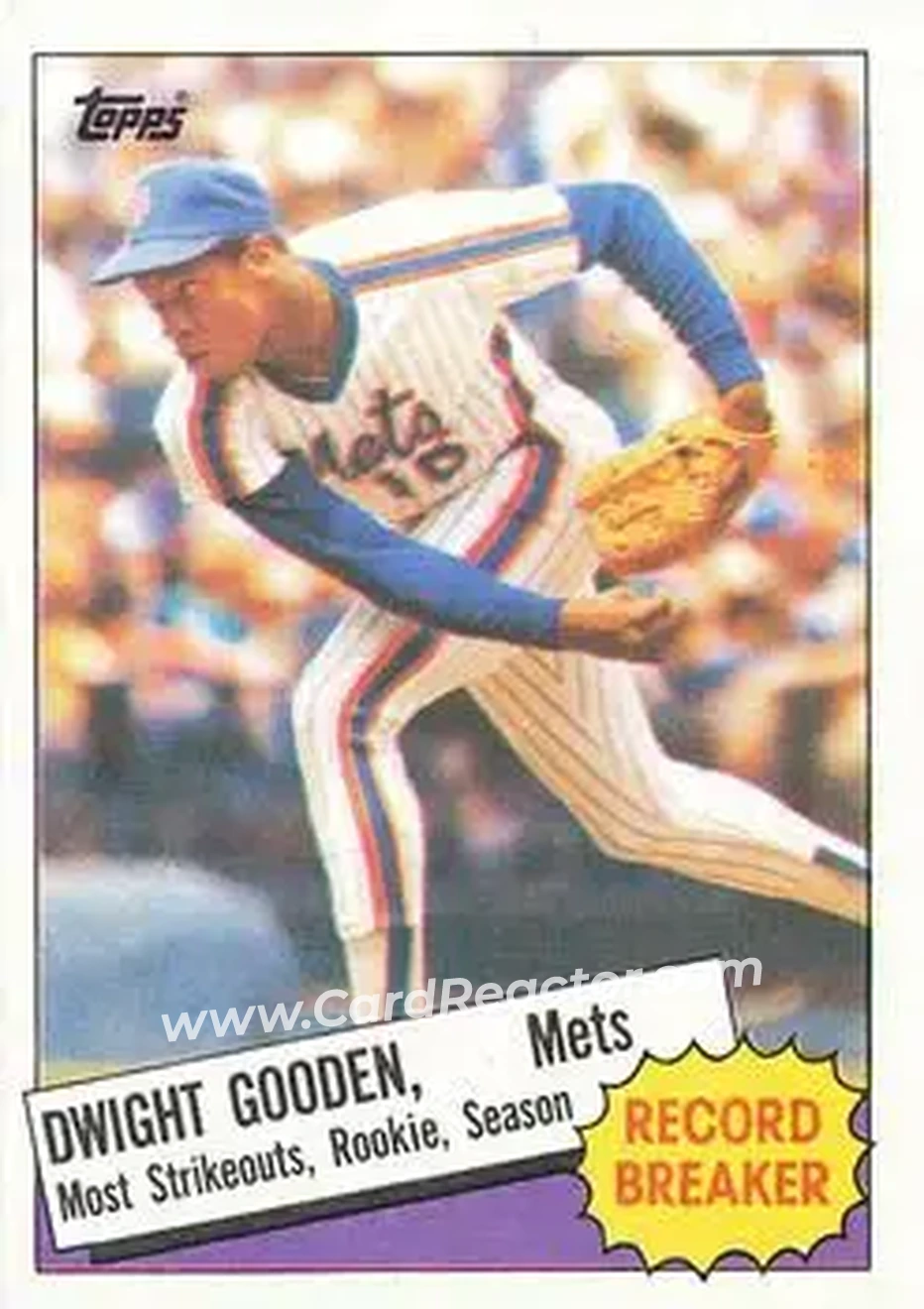 1985 Topps #3 - Dwight Gooden - New York Mets - Front