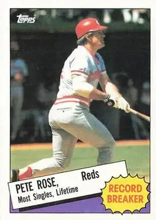 1985 Topps #6 - Pete Rose - Cincinnati Reds