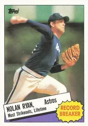 1985 Topps #7 - Nolan Ryan - Houston Astros