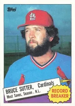 1985 Topps #9 - Bruce Sutter - St. Louis Cardinals