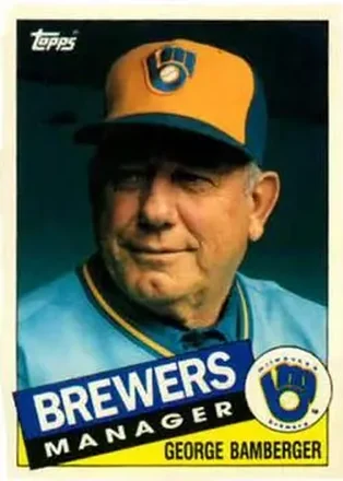 1985 Topps Traded #5T - George Bamberger - Milwaukee Brewers