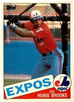 1985 Topps Traded #9T - Hubie Brooks - Montreal Expos
