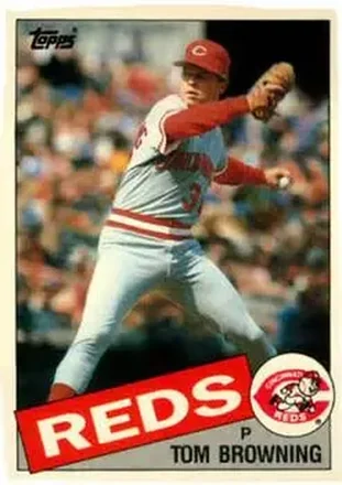 1985 Topps Traded #11T - Tom Browning - Cincinnati Reds
