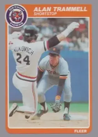1985 Fleer #23 Alan Trammell