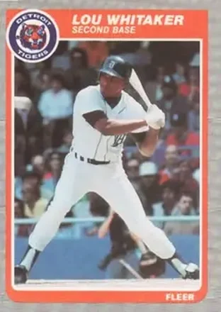 1985 Fleer #24 Lou Whitaker