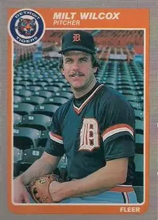 1985 Fleer #25 Milt Wilcox