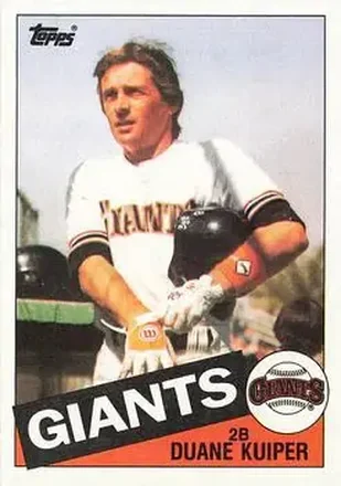 1985 Topps #22 - Duane Kuiper - San Francisco Giants