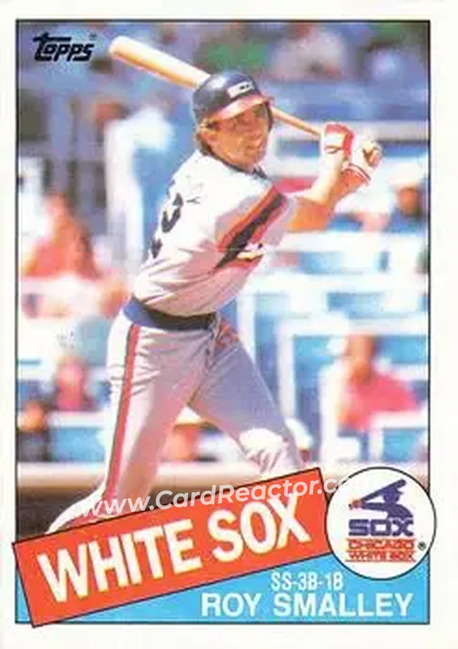 1985 Topps #26 - Roy Smalley - Chicago White Sox - Front
