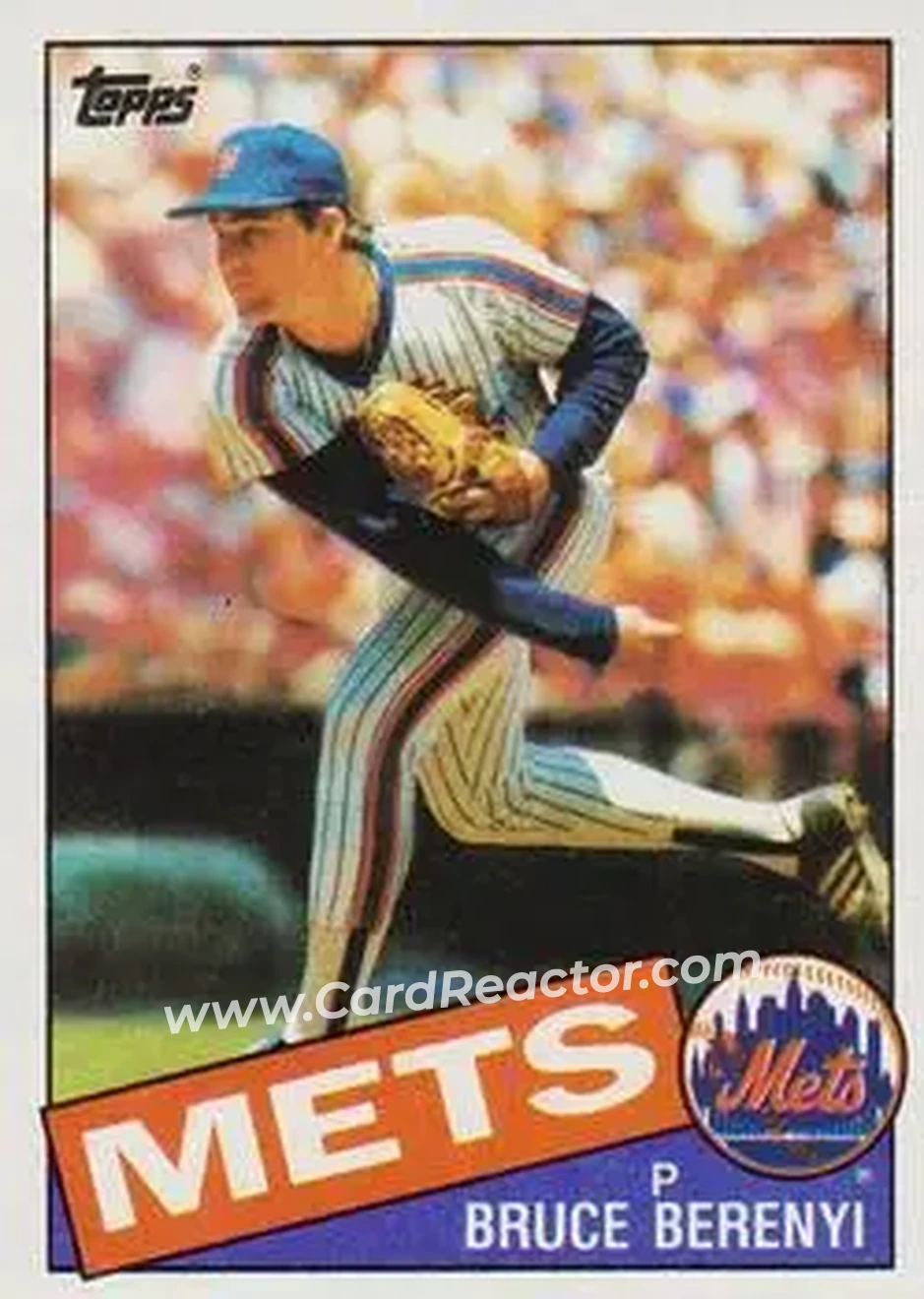 1985 Topps #27 - Bruce Berenyi - New York Mets - Front