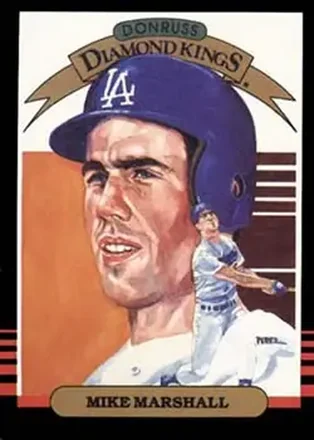 1985 Donruss #12 - Mike Marshall - Los Angeles Dodgers