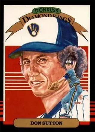 1985 Donruss #16 - Don Sutton - Milwaukee Brewers