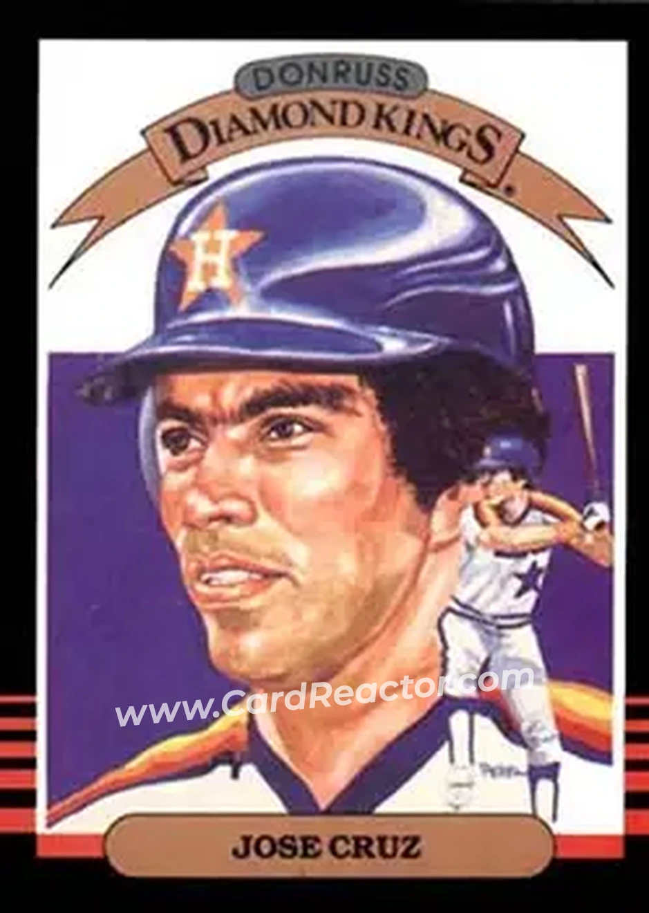 1985 Donruss #20 - Jose Cruz - Houston Astros - Front