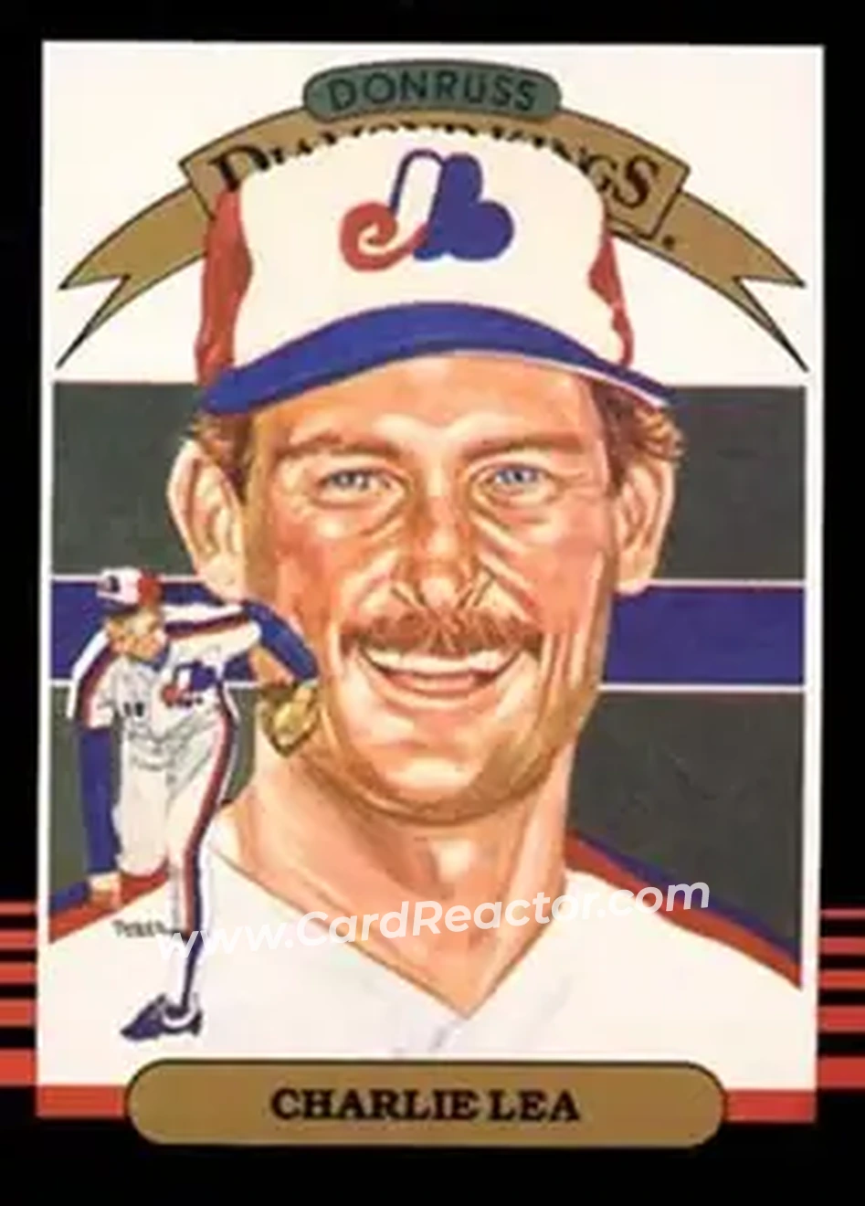 1985 Donruss #21 - Charlie Lea - Montreal Expos - Front