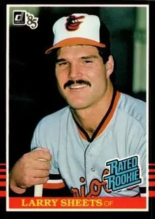 1985 Donruss #36 - Larry Sheets - Baltimore Orioles